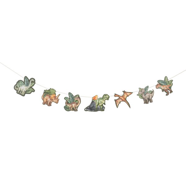 Girlande - Dinosaurier - 14 cm x 1,5 m Girlande - Dinosaurier - 14 cm x 1,5 m