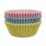 Muffinformen - Pastellmix - Gelb, Blau, Rosa - 60er-Packung - PME
