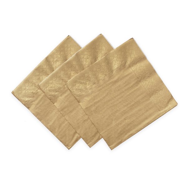 Servietten - Champagner - 33 x 33 cm - 20er-Packung Servietten - Champagner - 33 x 33 cm - 20er-Packung