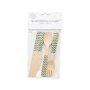 Holzbesteck - Dunkelgrünes Zickzackmuster - 18er-Pack (6 Gedecke) Holzbesteck - Dunkelgrünes Zickzackmuster - 18er-Pack (6 Gedecke)