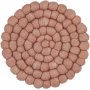 Nisha Topfmatte 20 cm - Koralle