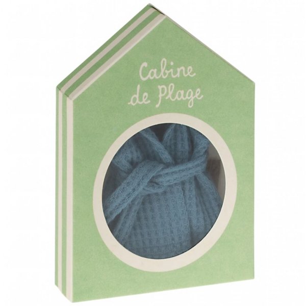 Mama/Papa-Maus - Bademantel - Staubblau