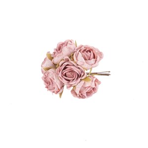 Künstliche Blumen - Rosa - 6er-Pack Künstliche Blumen - Rosa - 6er-Pack