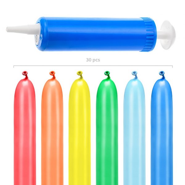 Figurenballons - 30er-Pack - Bunt