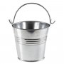 Mini-Eimer - 2er-Pack - Silber