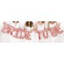 Buchstabenballons - Rosgold - 35 cm