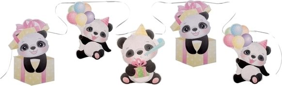 Wimpel/Girlande - Panda Wimpel/Girlande - Panda