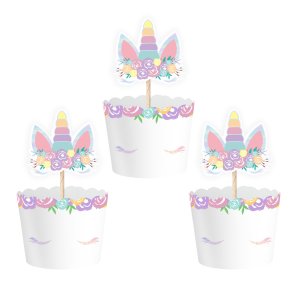 Muffinformen - Einhorn - 6er-Pack