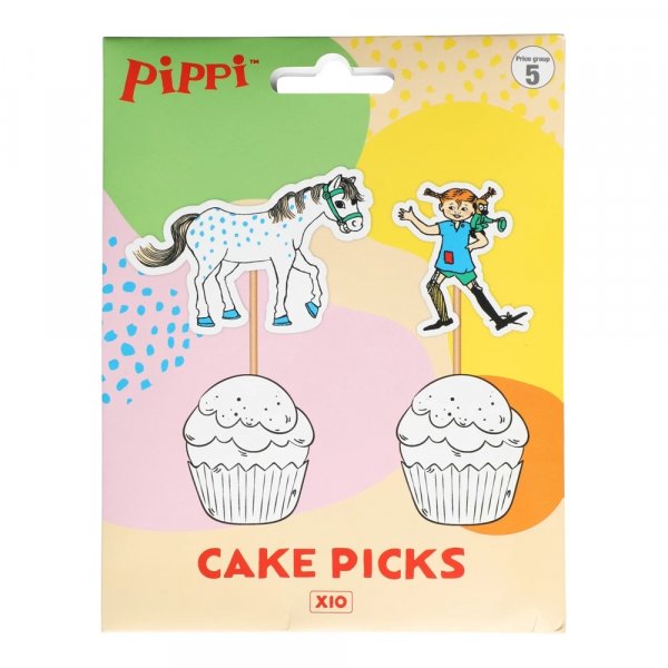 Partydekorationen - Pippi Langstrumpf - 10er-Packung