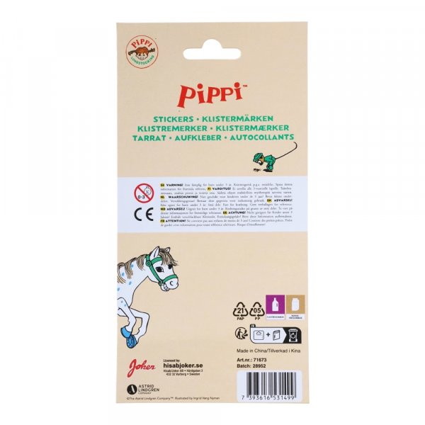 Aufkleber - Pippi Langstrumpf Aufkleber - Pippi Langstrumpf
