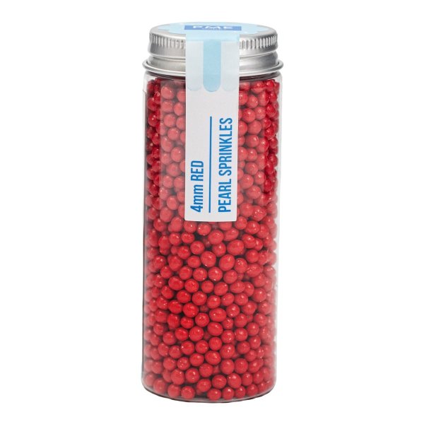 Zuckerperlen - Rot - 4 mm - PME - 74 g Zuckerperlen - Rot - 4 mm - PME - 74 g