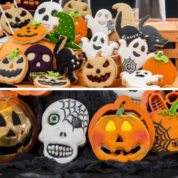 Ausstechform - Kürbis & Totenkopf - Halloween Ausstechform - Kürbis & Totenkopf - Halloween