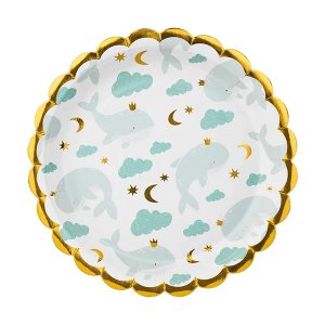 Dessertteller - Wal - Blau/Gold - 6er-Pack Dessertteller - Wal - Blau/Gold - 6er-Pack