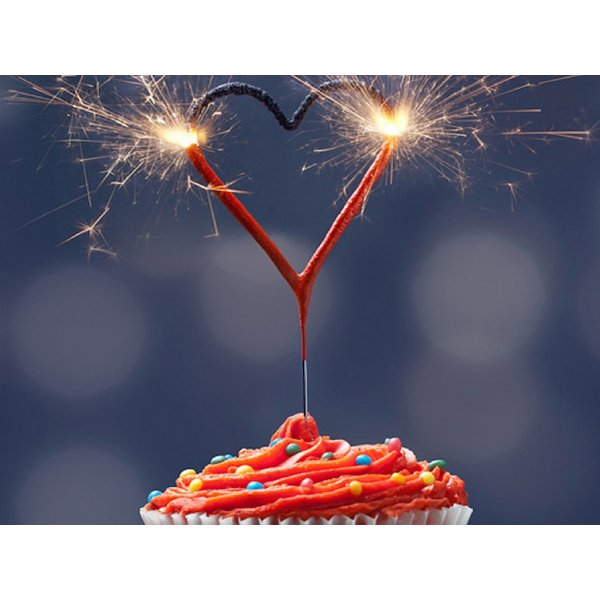 Funkeln - Herz - Rot