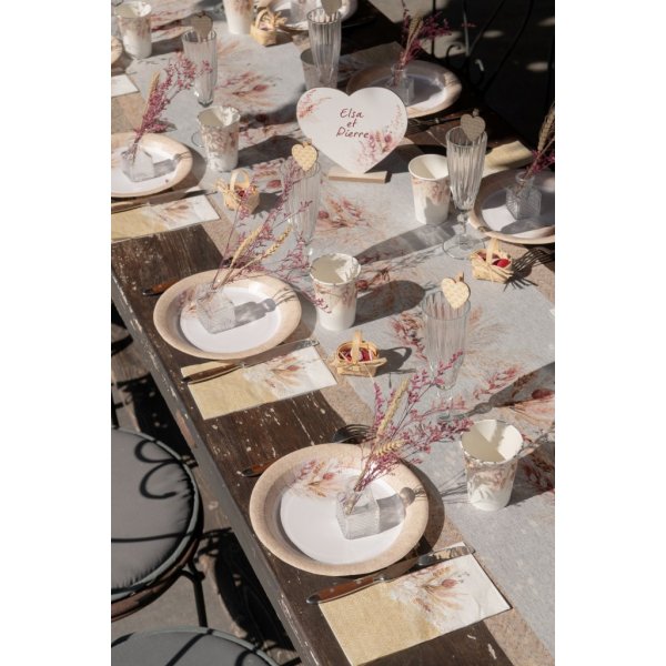 Pappbecher - Boho Romance - 10er-Pack