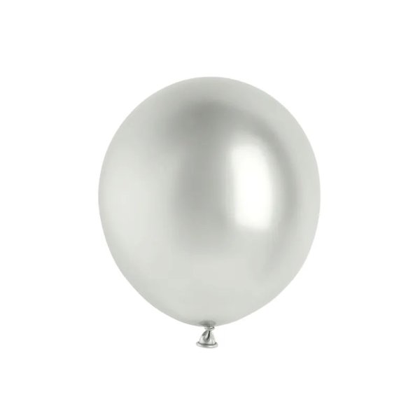 Ballon - Glänzend - Silber - 46 cm - 5er-Pack Ballon - Glänzend - Silber - 46 cm - 5er-Pack