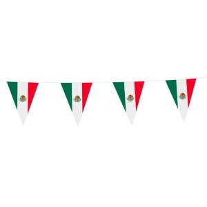 Flaggengirlande - Mexiko - 20 x 30 cm Flaggen - 10 m Flaggengirlande - Mexiko - 20 x 30 cm Flaggen - 10 m