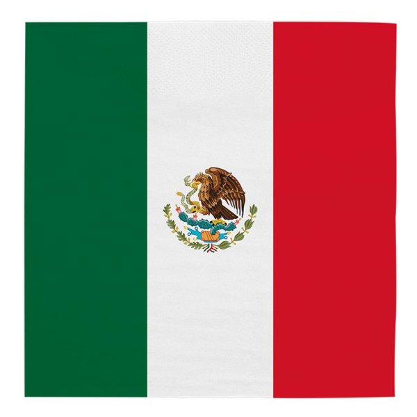 Servietten - Mexiko - 33 x 33 cm - 20er-Packung Servietten - Mexiko - 33 x 33 cm - 20er-Packung