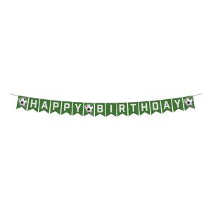 Girlande - Alles Gute zum Geburtstag - Fu�ball - 6 m