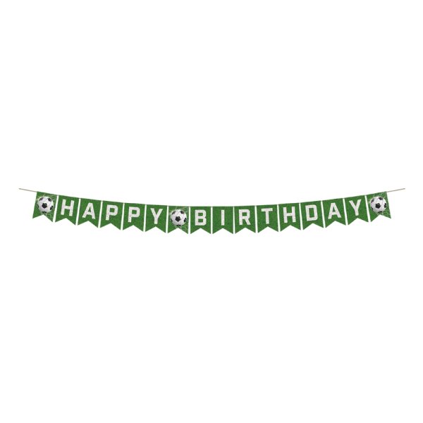 Girlande - Alles Gute zum Geburtstag - Fußball - 6 m Girlande - Alles Gute zum Geburtstag - Fußball - 6 m