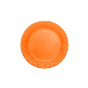 Pappteller - Orange - 18 cm - 8er-Pack Pappteller - Orange - 18 cm - 8er-Pack