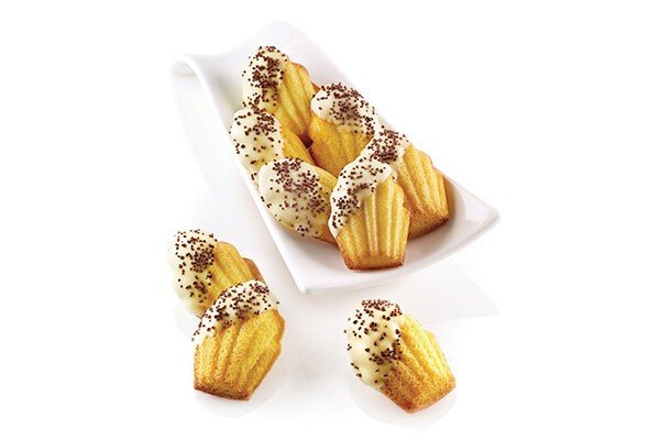 Madeleine-Förmchen - Groß, 9 Stück - Silikon - SilikoMart Madeleine-Förmchen - Groß, 9 Stück - Silikon - SilikoMart