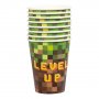 Pappbecher - Pixel Level Up - 8er-Pack Pappbecher - Pixel Level Up - 8er-Pack
