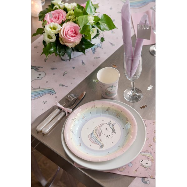 Pappbecher Einhorn - 10er-Pack