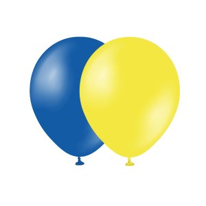 Ballons - Metallic - Blau/Gelb - 10er-Pack - 28 cm Ballons - Metallic - Blau/Gelb - 10er-Pack - 28 cm