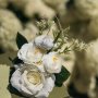 Künstlicher Blumenstrauß - Creme - 33 cm Künstlicher Blumenstrauß - Creme - 33 cm