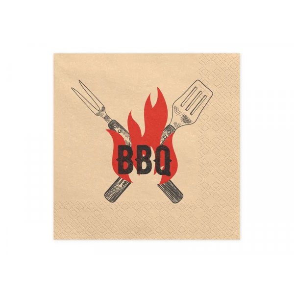 Servietten - Grillen - 33 x 33 cm - 20er-Packung Servietten - Grillen - 33 x 33 cm - 20er-Packung