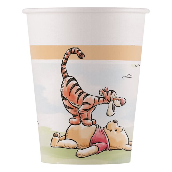 Winnie Puuh Pappbecher - 8er-Pack - 200 ml Winnie Puuh Pappbecher - 8er-Pack - 200 ml