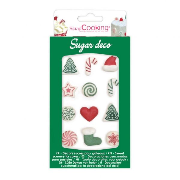 Zuckerdekorationen - ScrapCooking - Weihnachtsmischung - 12er-Pack Zuckerdekorationen - ScrapCooking - Weihnachtsmischung - 12er-Pack