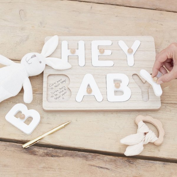 Gstebuch-Puzzle - Hallo Baby