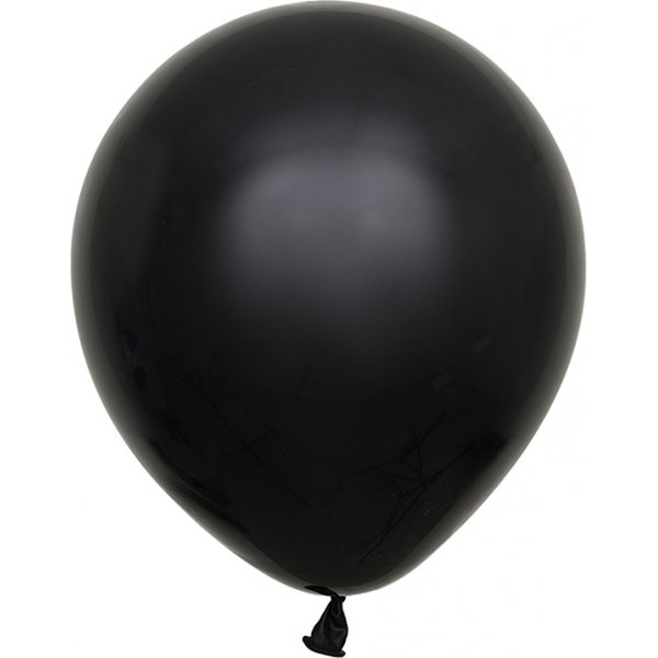 Einfarbige Mini-Luftballons - Premium 13 cm - Schwarz