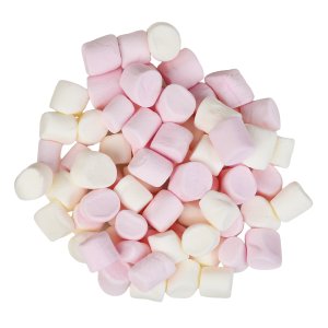 Mini-Marshmallows - Weiß/Rosa - BAM - 250 g Mini-Marshmallows - Weiß/Rosa - BAM - 250 g