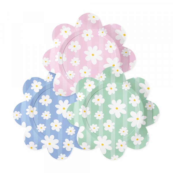 Pappteller - Sommerblumen - 23 cm - 8er-Packung Pappteller - Sommerblumen - 23 cm - 8er-Packung