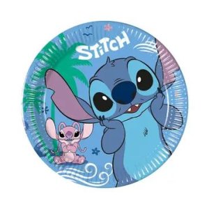Pappteller - Stitch & Angel - 20 cm - 8er-Pack Pappteller - Stitch & Angel - 20 cm - 8er-Pack