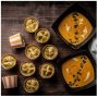 Stabile Muffinformen - gestreift - Orange Stabile Muffinformen - gestreift - Orange