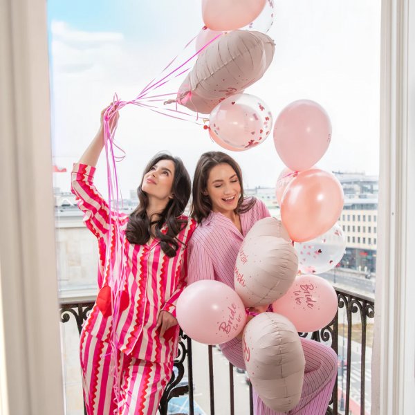 Folienballon - Herz - 45 cm - Braut in spe - Rosa