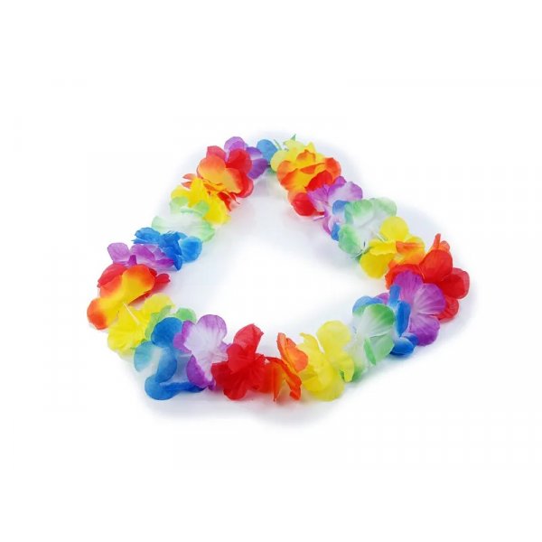 Hawaii-Kranz - Gemischte Farben - 90 cm