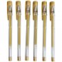 Gel-Kugelschreiber - 6er-Pack - Gold