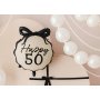 Runder Folienballon - Nude - Happy 50