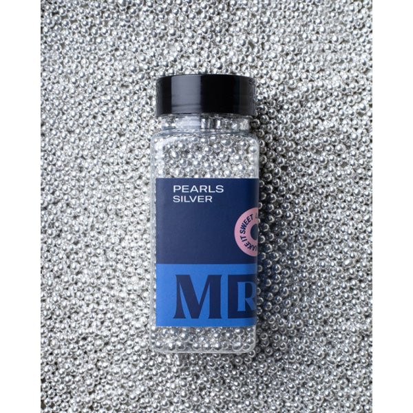 Mr. Cake Streusel - Silberne Perlen - 85 g Mr. Cake Streusel - Silberne Perlen - 85 g