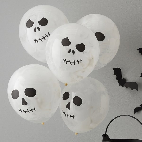 Luftballons - Totenkopffarbe - 5er-Pack Luftballons - Totenkopffarbe - 5er-Pack
