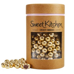 Schokoladenkugeln - Gold - Durchmesser ca. 0,8 cm - SweetKitchen - 70 g Schokoladenkugeln - Gold - Durchmesser ca. 0,8 cm - SweetKitchen - 70 g