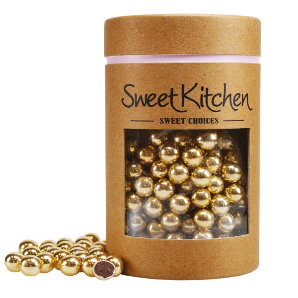 Schokoladenkugeln - Gold - Durchmesser ca. 0,8 cm - SweetKitchen - 70 g