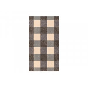 Servietten - Schwarz kariert - 33 x 40 cm - 20er-Packung
