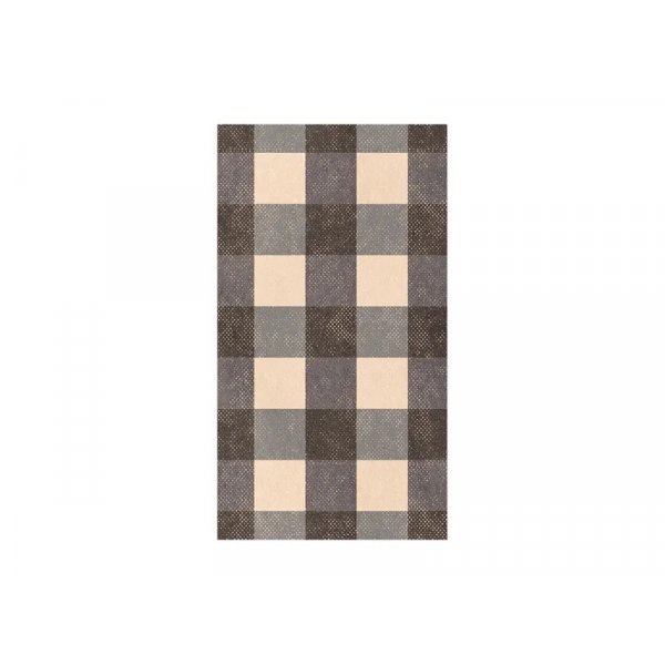 Servietten - Schwarz kariert - 33 x 40 cm - 20er-Packung Servietten - Schwarz kariert - 33 x 40 cm - 20er-Packung