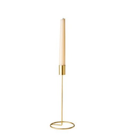 Kerzenst�nder - Gold - � 9,5 x 23 cm